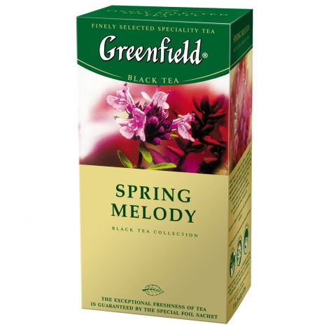 Чай черный в пакетиках Greenfield SPRING MELODY, 25 шт х 1.5 г - №1