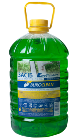 Засіб для миття скла Buroclean Зелене яблуко, 5 л