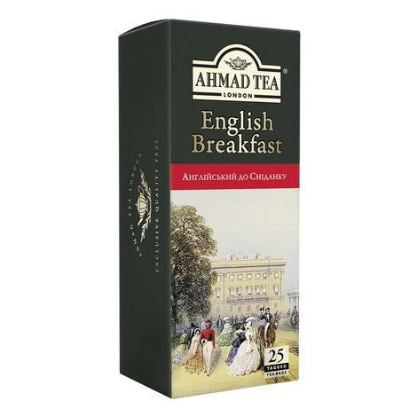 Чай черный в пакетиках Ahmad Английский к завтраку, 25 шт х 2 г - №1