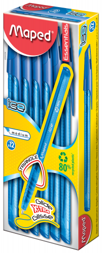 Ручка шариковая Maped ICE 1 мм, синий - №2