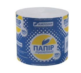Папір туалетний целюлозна Buroclean, 1 шар, сіра