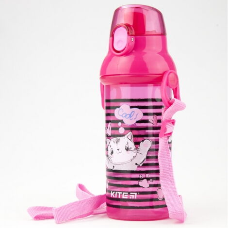 Бутылочка для воды KITE 470 мл, розовая - №2