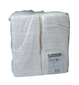 Серветки паперові BuroClean 24х24 см, білі, 400 шт