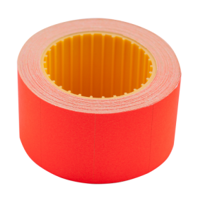 Цінник прямокутний Buromax 30х20 мм, 300 шт, червоний