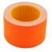 Ценник прямоугольный Buromax 35х25 мм, 240 шт, оранжевый - №1