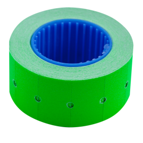 Цінник прямокутний Buromax 22х12 мм, 500 шт., зелений