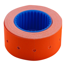 Цінник прямокутний Buromax 22х12 мм, 500 шт, помаранчевий