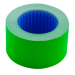 Ценник прямоугольный Buromax 26х12 мм, 375 шт, зеленый - №1