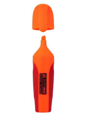 Маркер текстовый Buromax NEON, 2-4 мм, оранжевый - №1