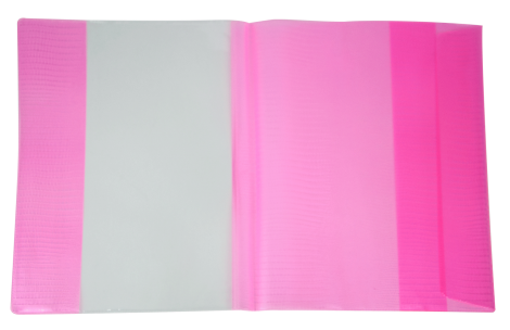 Набор обложек для учебников 1-11 класс Zibi KIDS Line NEON с клапаном, 5 шт, розовый - №2