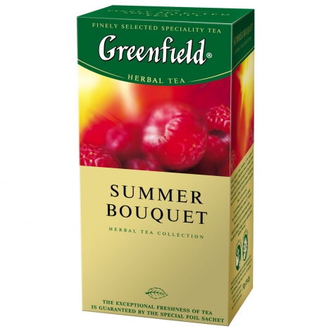 Чай травяной в пакетиках Greenfield SUMMER BOUQUET, 25 шт х 2г - №1