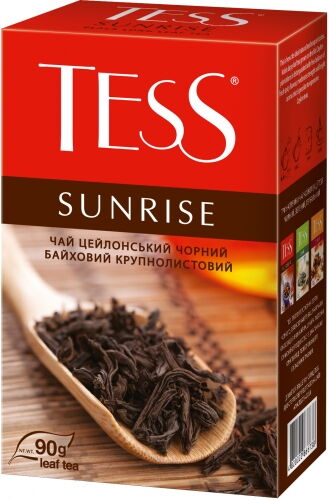Чай черный листовой Tess SUNRISE, 90 г - №1