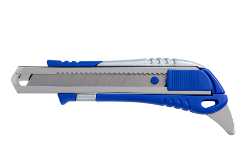 Нож канцелярский Buromax 18 мм пластиковый 