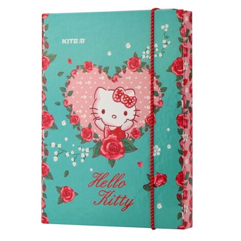 Папка для тетрадей на резинке KITЕ Hello Kitty В5 - №1
