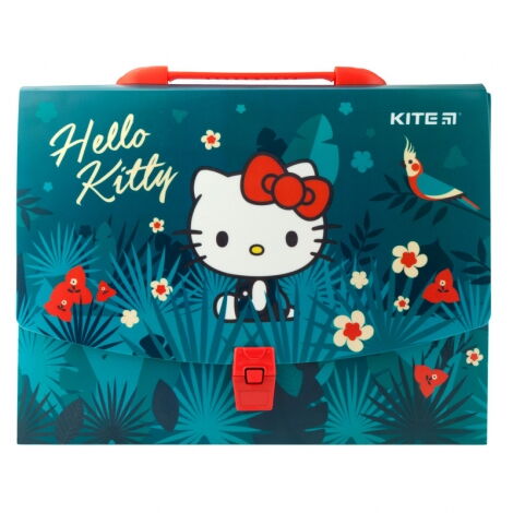 Пластиковый портфель KITE Hello Kite А4, 1 отделение - №1