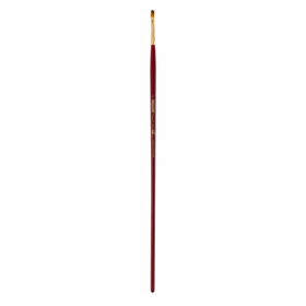 Кисть ZiBi ART Line Cherry 6971 овальна з синтетики №2, довга ручка