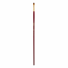 Кисть ZiBi ART Line Cherry 6971 овальна з синтетики №4, довга ручка
