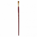 Кисть ZiBi ART Line Cherry 6971 плоская из синтетики №10, длинная ручка - №1