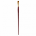 Кисть ZiBi ART Line Cherry 6971 плоская из синтетики №12, длинная ручка - №1