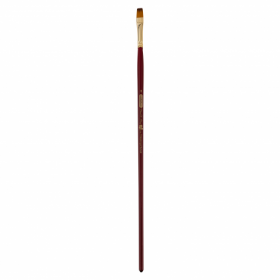Кисть ZiBi ART Line Cherry 6971 плоска з синтетики №8, довга ручка