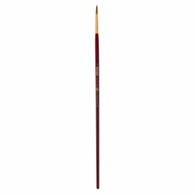 Кисть ZiBi ART Line Cherry 6971 кругла з синтетики №6, довга ручка