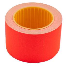 Цінник прямокутний Buromax 35х25 мм, 240 шт, червоний