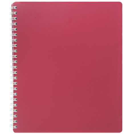 Тетрадь Buromax CLASSIC B5, 80 листов, клетка, красная - №1