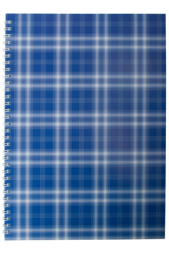 Тетрадь Buromax Shotlandka А4, 48 листов, клетка, синяя - №1