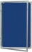 Доска-витрина текстильная 2х3 модель 2  90x120 см, синяя - №1