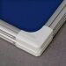 Доска-витрина текстильная 2х3 модель 2  90x120 см, синяя - №2