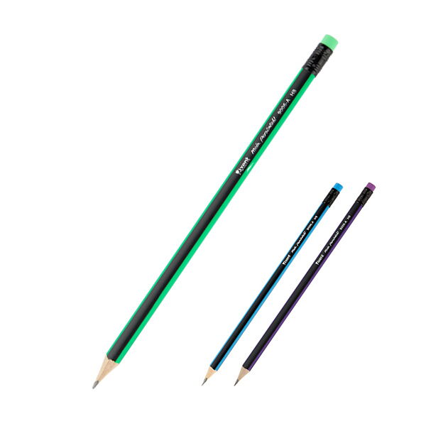 Набор карандашей графитных Axent 9006-А, НВ, 12 шт - №1