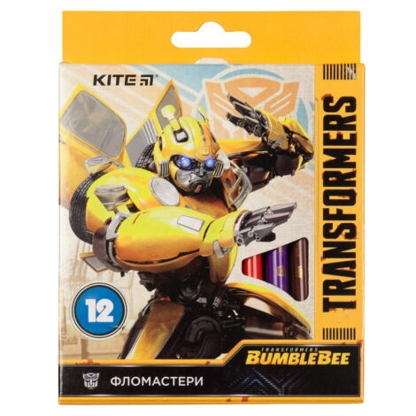 Фломастеры KITE Transformers, 12 цветов - №1