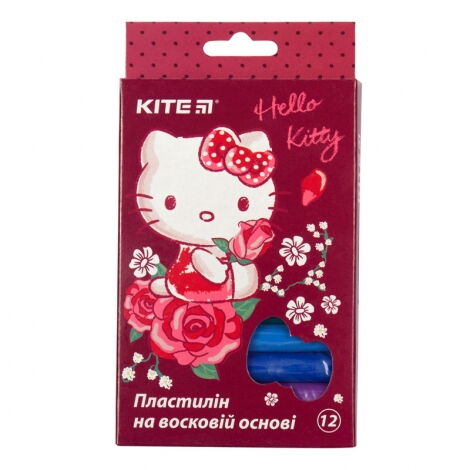 Пластилин восковой KITE Hello Kitty, 12 цветов, 200 г - №1