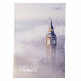 Книга записная Axent А4, 192 листа, клетка, London