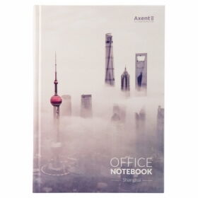 Книга записная Axent А4, 192 листа, клетка, Shanghai