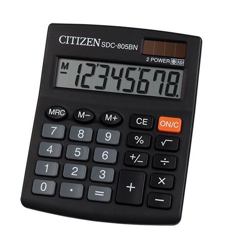 Калькулятор Citizen SDC-805BN, 8 разрядов - №1
