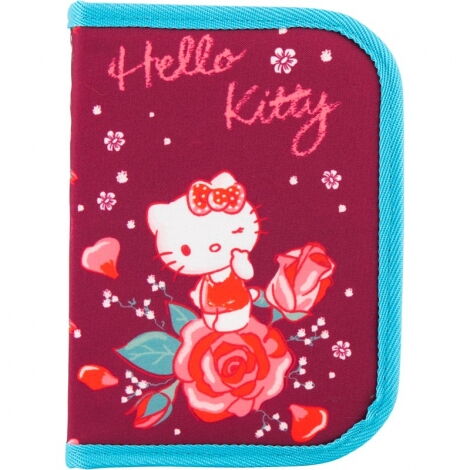 Пенал жесткий КІТЕ Education Hello Kitty, 1 отделение, 1 отворот - №1
