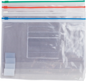 Папка-конверт на zip-lock Buromax А5, 160 мкм, ассорти