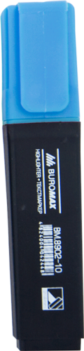 Маркер текстовый Buromax JOBMAX, 2-4 мм, синий - №1