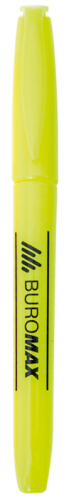 Маркер текстовый Buromax JOBMAX, 2-4 мм, желтый - №1