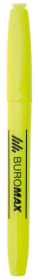 Маркер текстовый Buromax JOBMAX, 2-4 мм, желтый