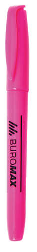 Маркер текстовый Buromax JOBMAX, 2-4 мм, розовый - №1