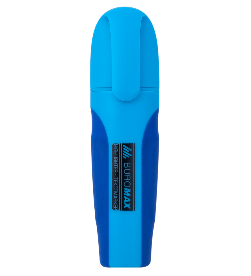 Маркер текстовый Buromax NEON, 2-4 мм, синий
