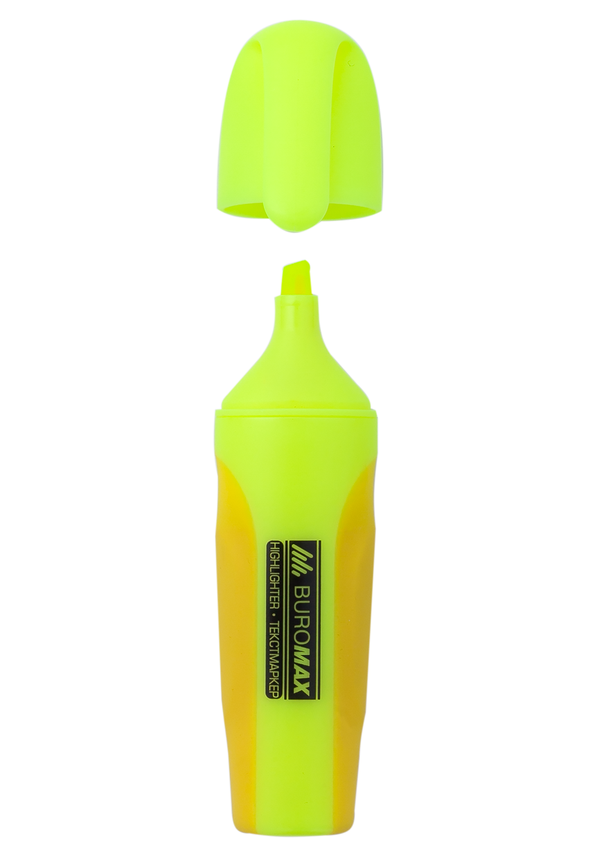 Маркер текстовий Buromax NEON, 2-4 мм, жовтий