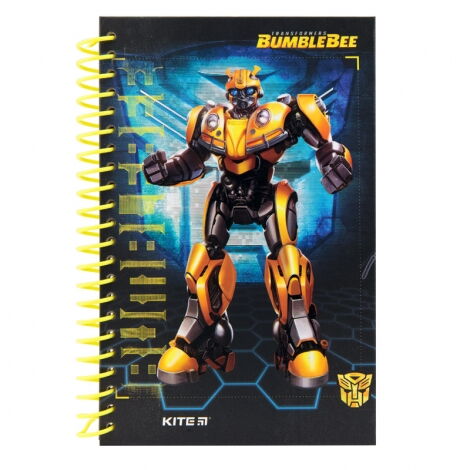 Блокнот KITE Transformers BumbleBee Movie А5, 80 листов, без линовки - №1