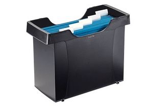 Картотека для підвісних папок Leitz Plus чорна
