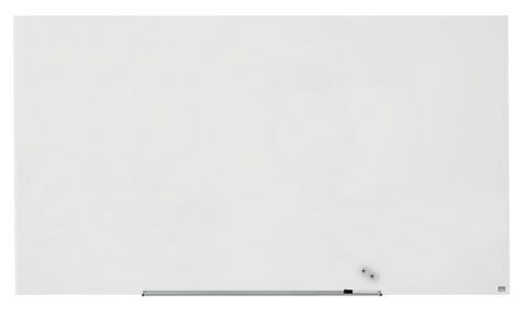 Доска стеклянная магнитно-маркерная Nobo Diamond 105.9х188.3 см, белая - №4