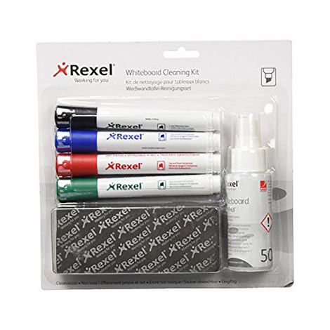 Набор аксессуаров для маркерных досок Rexel Whiteboard cleanin - №2