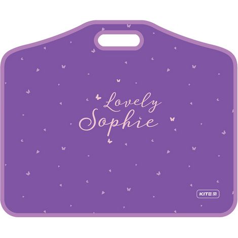 Пластиковый портфель KITE Lovely Sophie А3, 1 отделение - №2