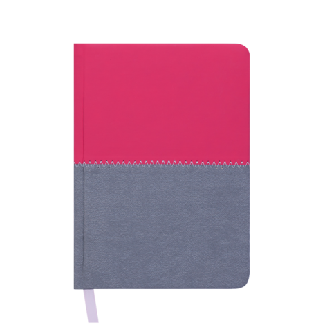 Ежедневник датированный 2020 Buromax QUATTRO, розовый + серый - №1
